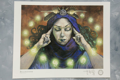 Brainstorm Tony DiTerlizzi Signed Print