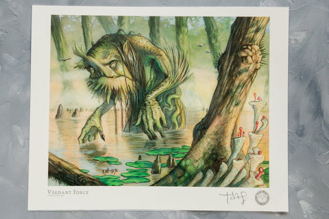 Verdant Force Tony DiTerlizzi Signed Print