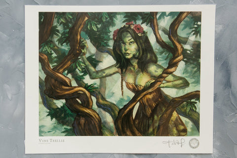 Vine Trellis Tony DiTerlizzi Signed Print